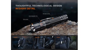 Fenix PD35R ACE - Lanternă Reîncărcabilă - 2000 Lumeni - 380 Metri